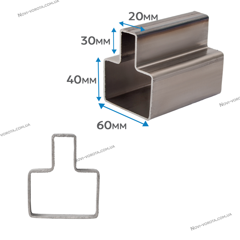 Т-профиль для ворот 